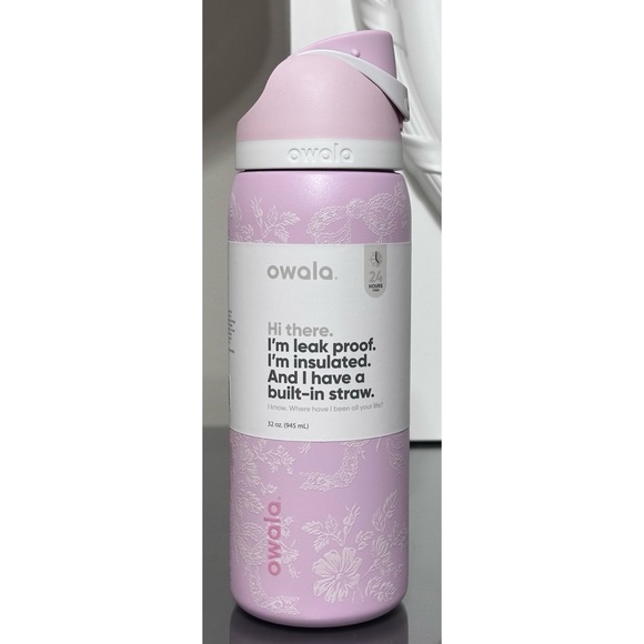 Owala 32oz Freesip Water Bottle, RIBBON TOILE - Picture 1 of 5